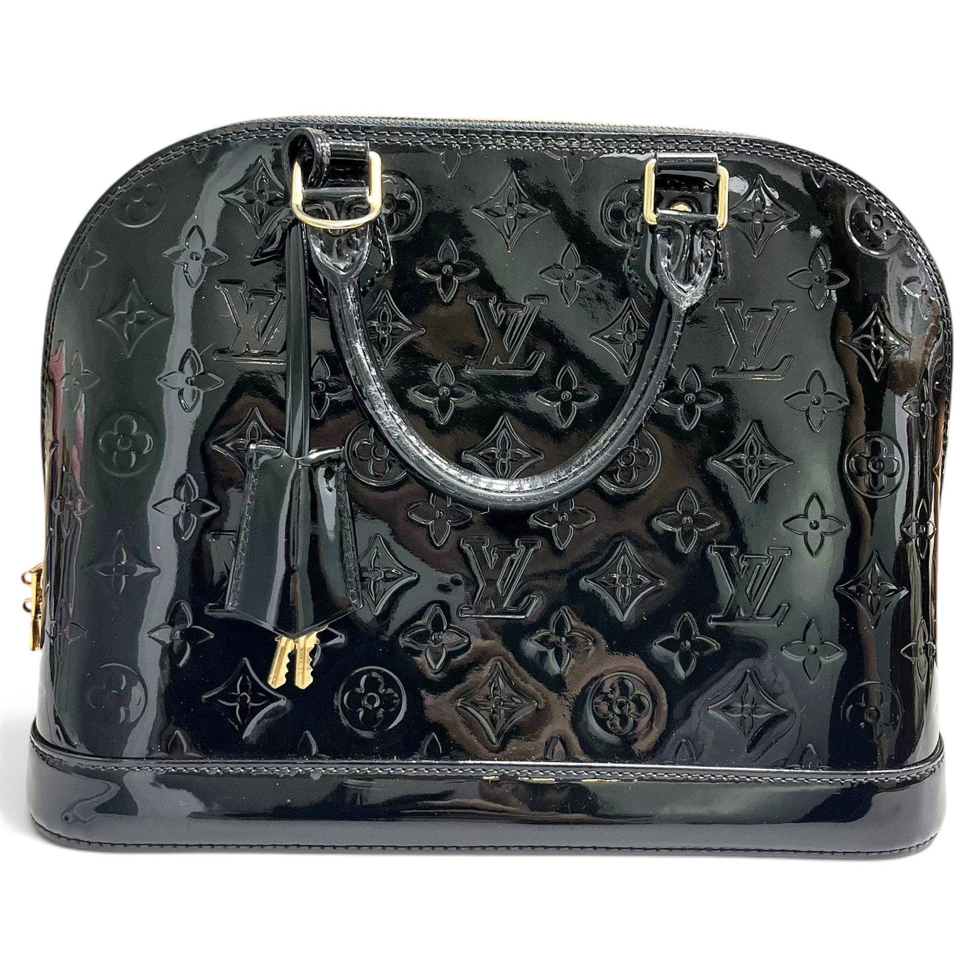 Alma patent leather handbag