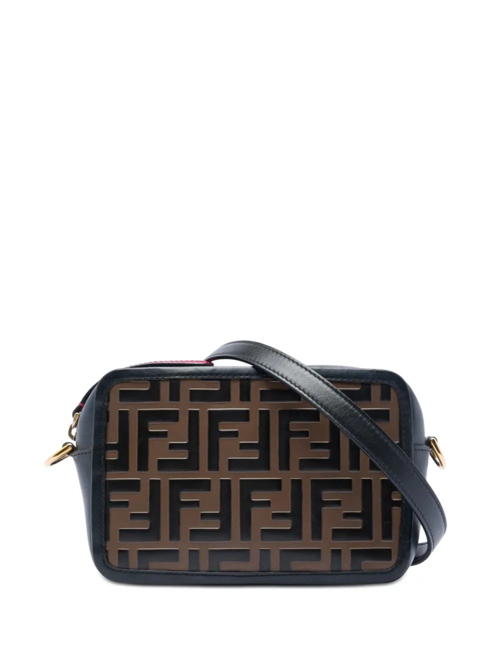 2010-2026 Mini Zucca Embossed Leather Camera Bag crossbody bag