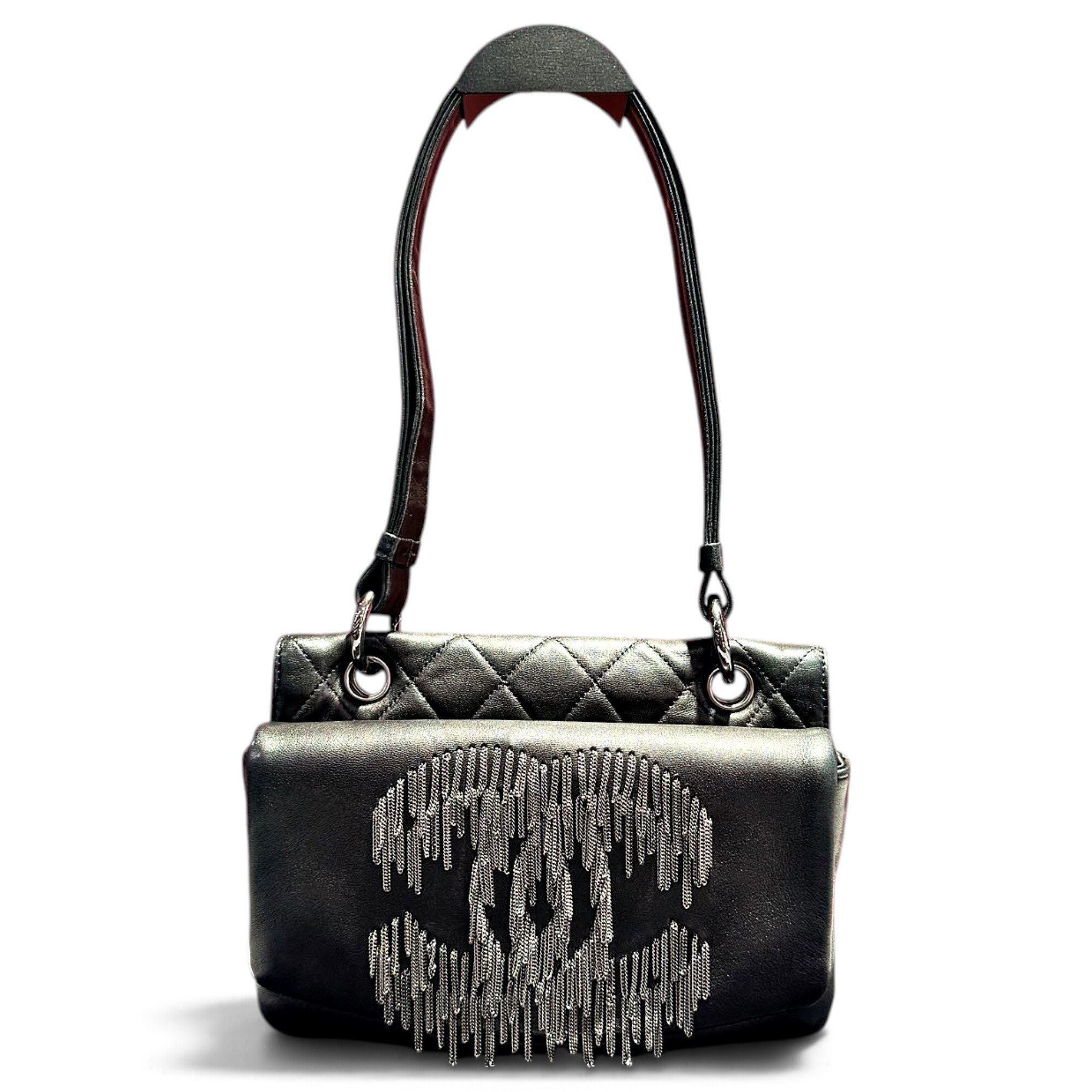 Vintage CC Chain leather bag
