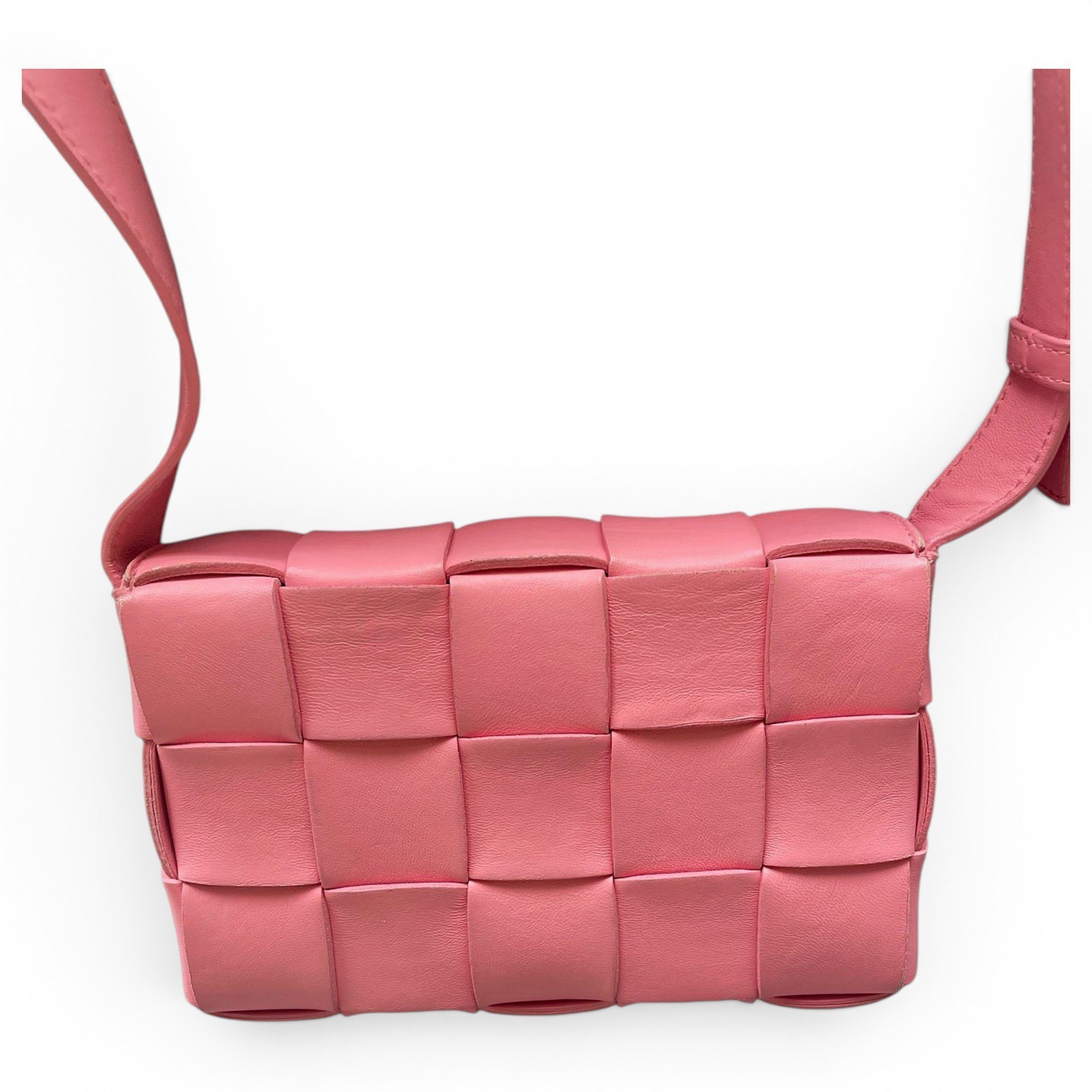 Cassette leather crossbody bag