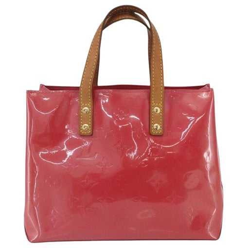 Reade patent leather handbag