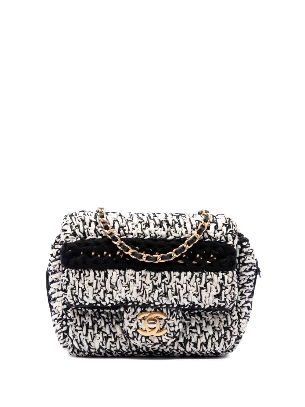 2019 Raffia Braided with Love Flap crossbody bag