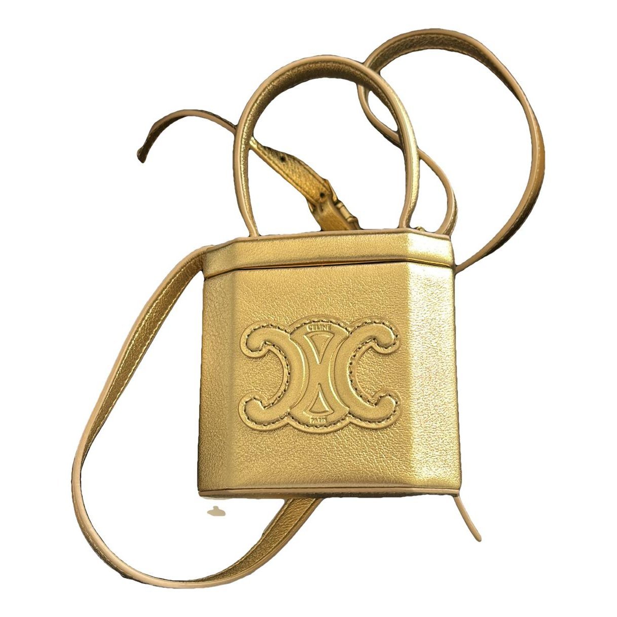 Triomphe leather mini bag