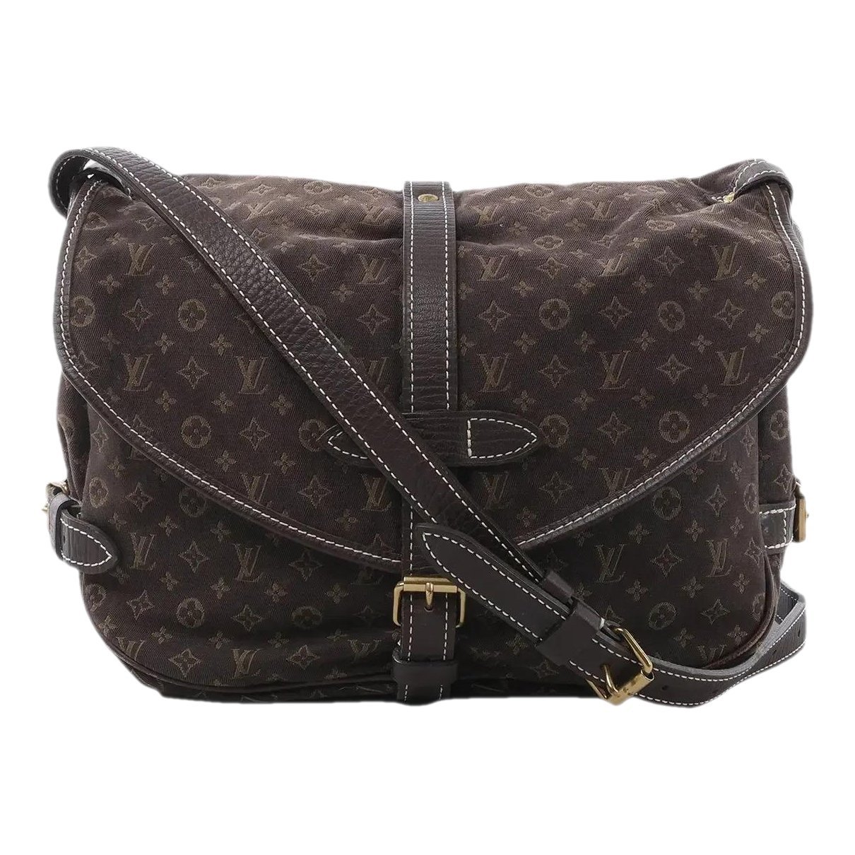 Louis Vuitton Saumur linen handbag