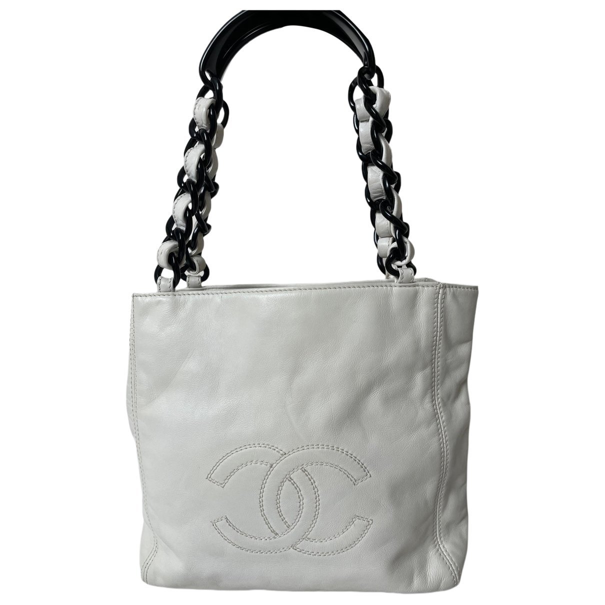 Leather tote