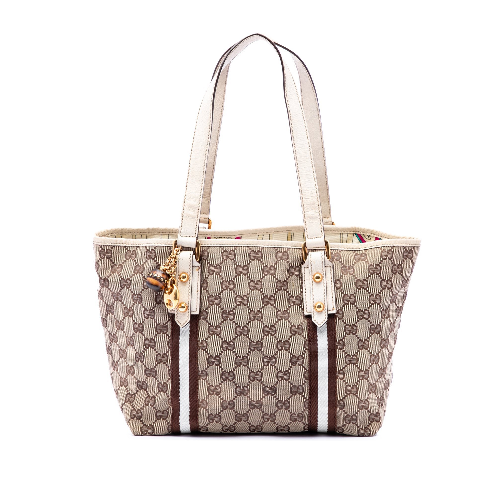 Gucci B leather tote