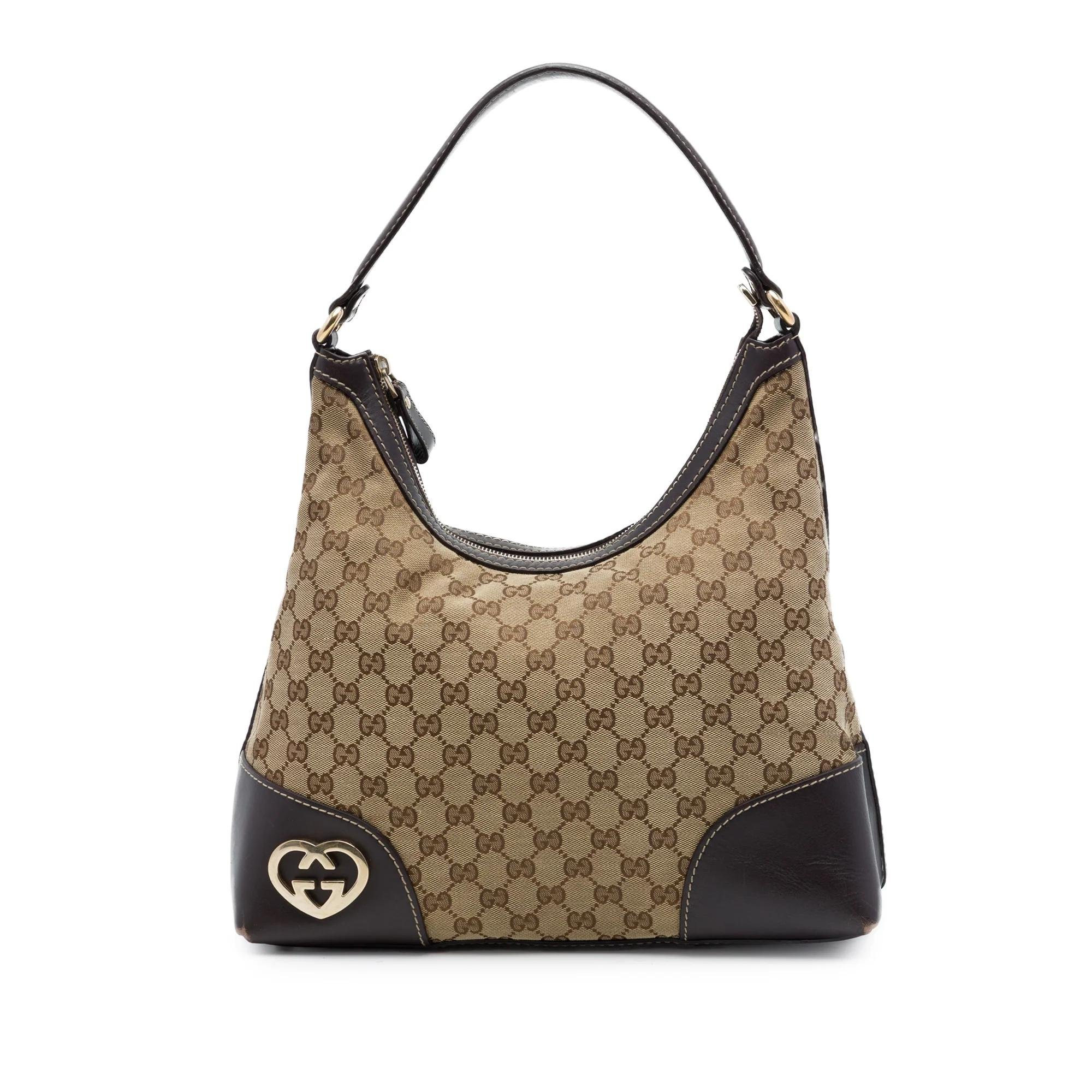 Gucci B leather handbag