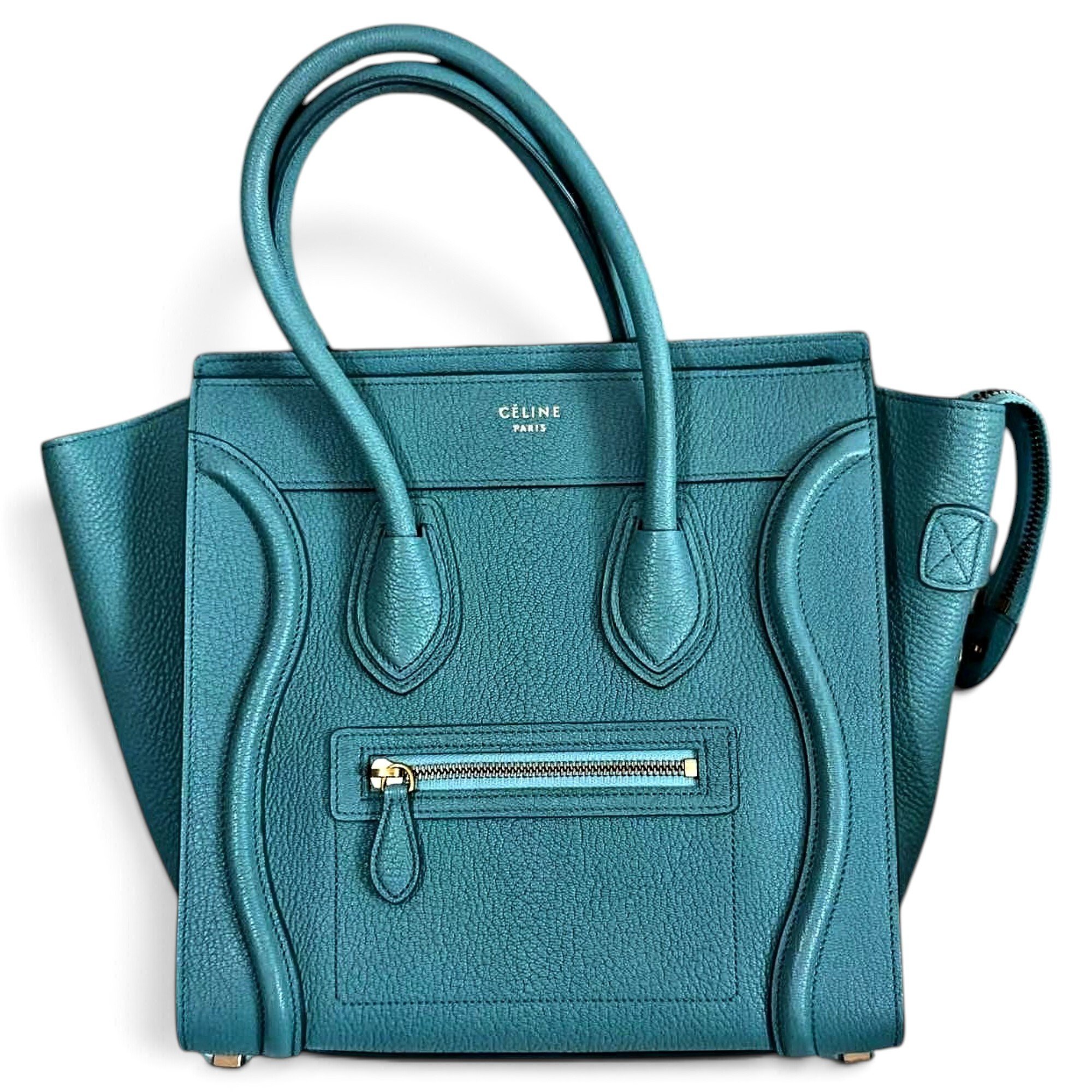 Luggage leather handbag