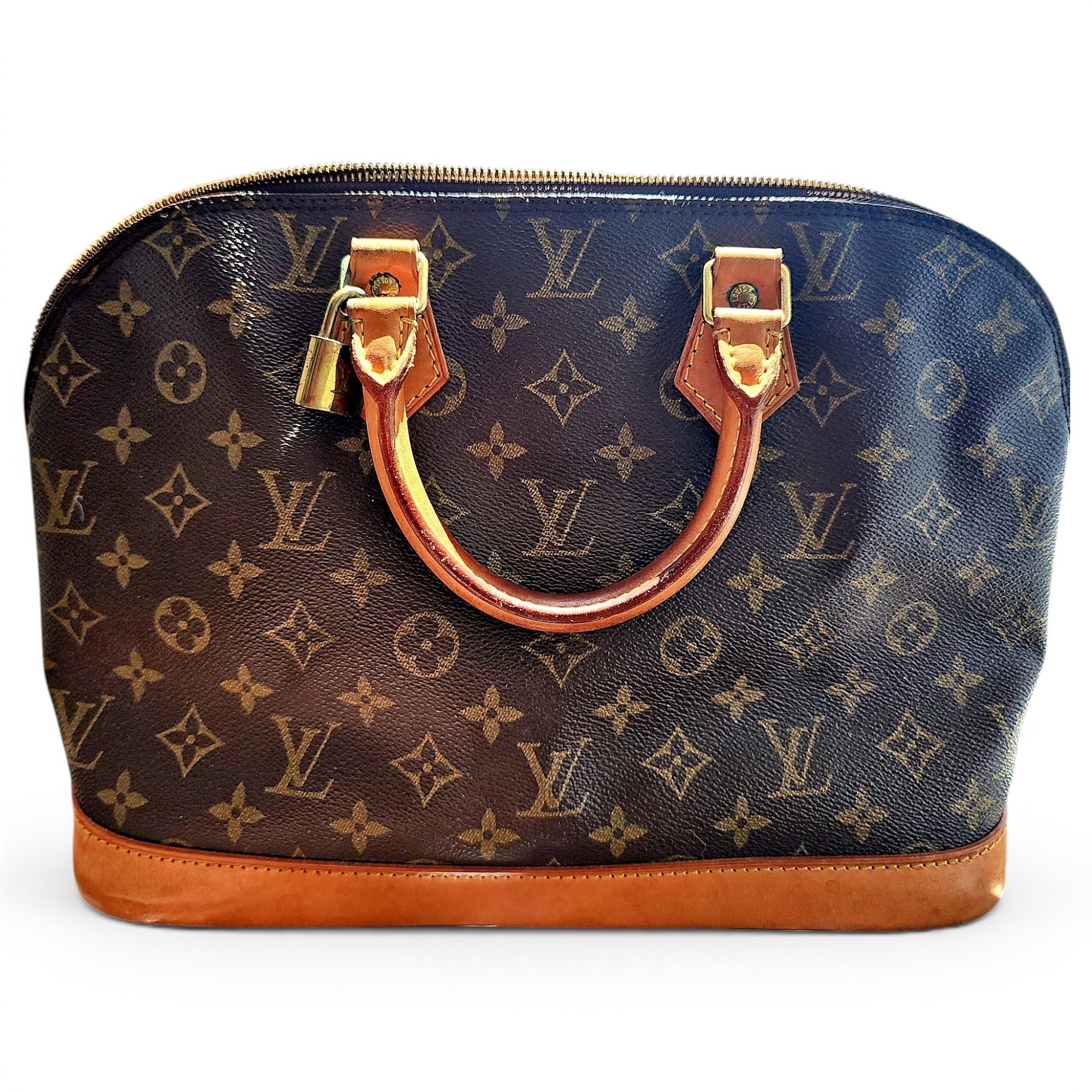 Alma leather handbag