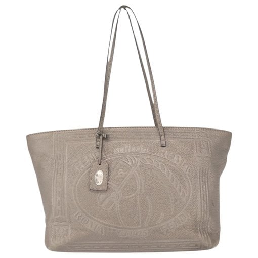 Leather tote