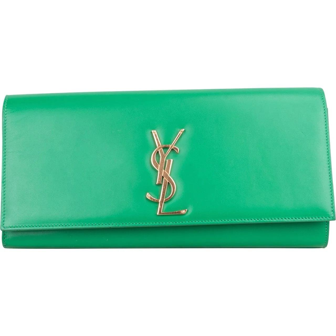 Kate monogramme leather clutch bag