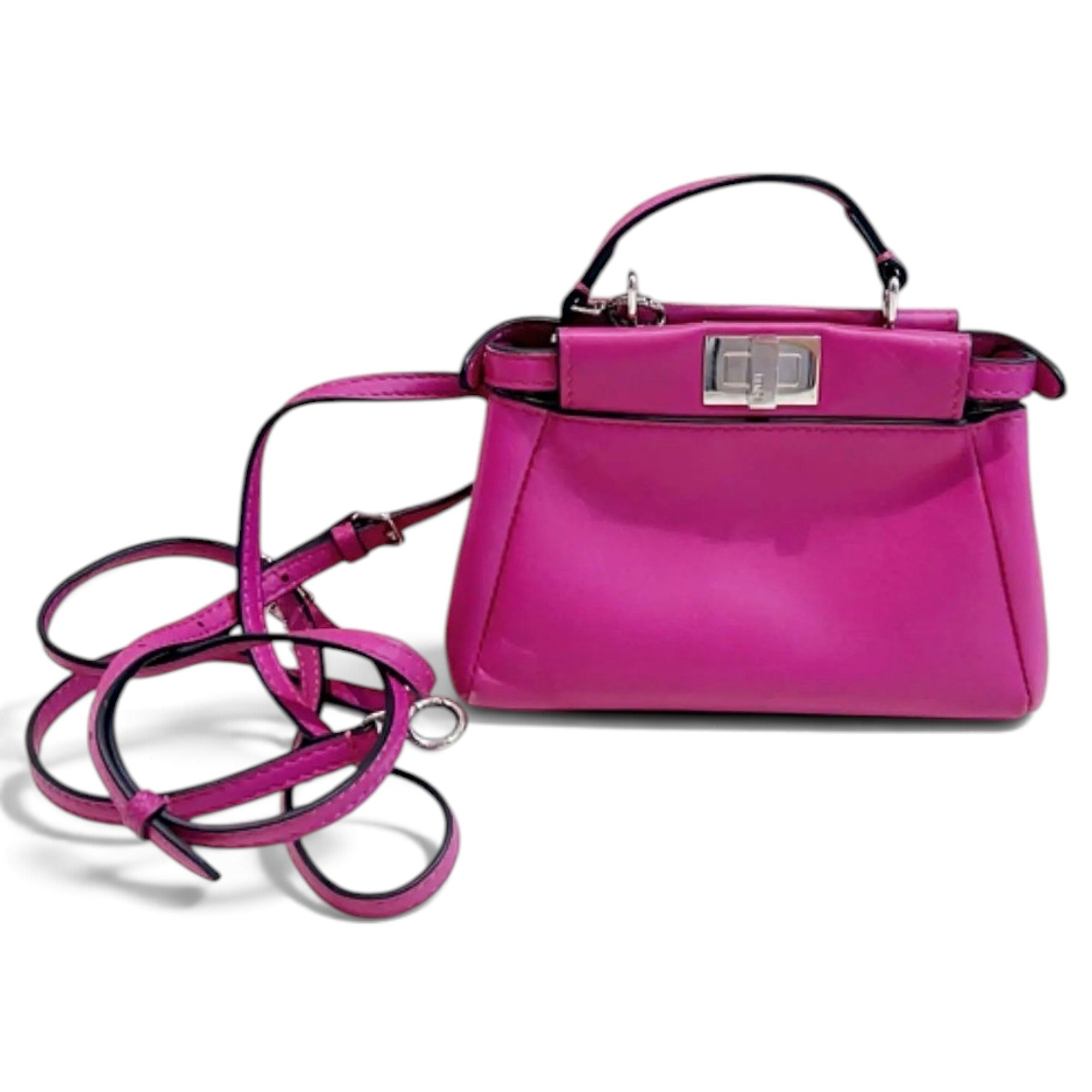 Peekaboo leather crossbody bag