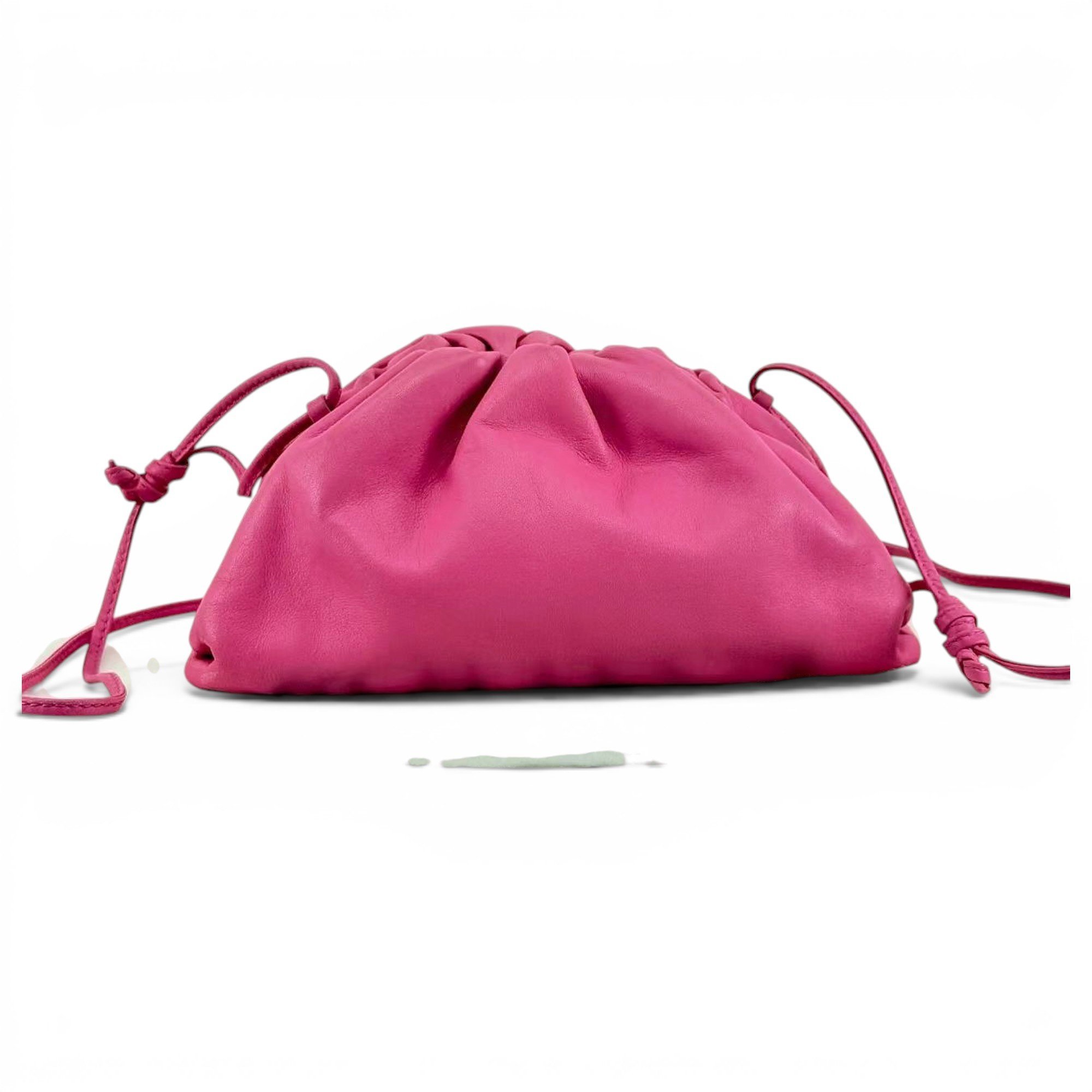 Pouch leather crossbody bag