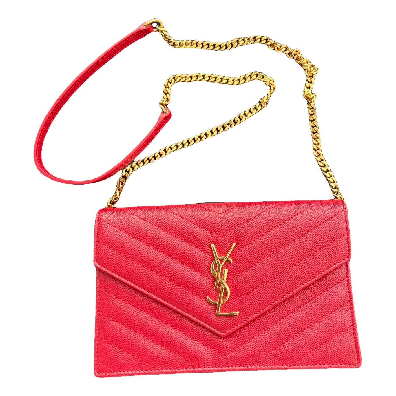 Cassandre leather clutch bag