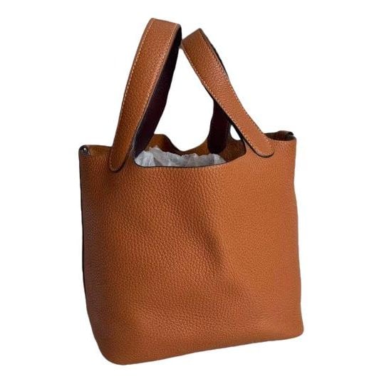Picotin leather handbag