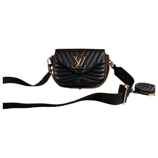 Leather clutch bag
