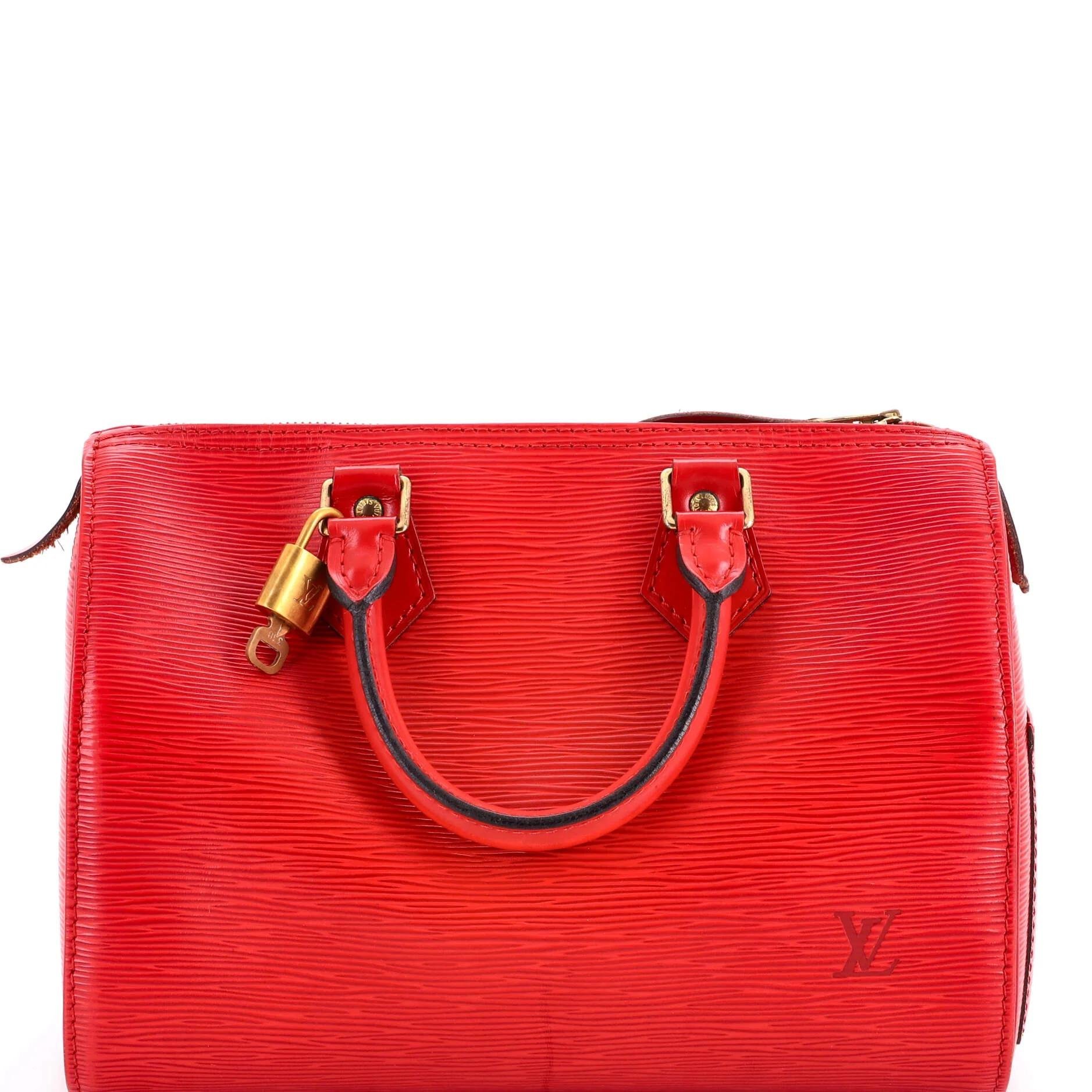 Speedy leather handbag