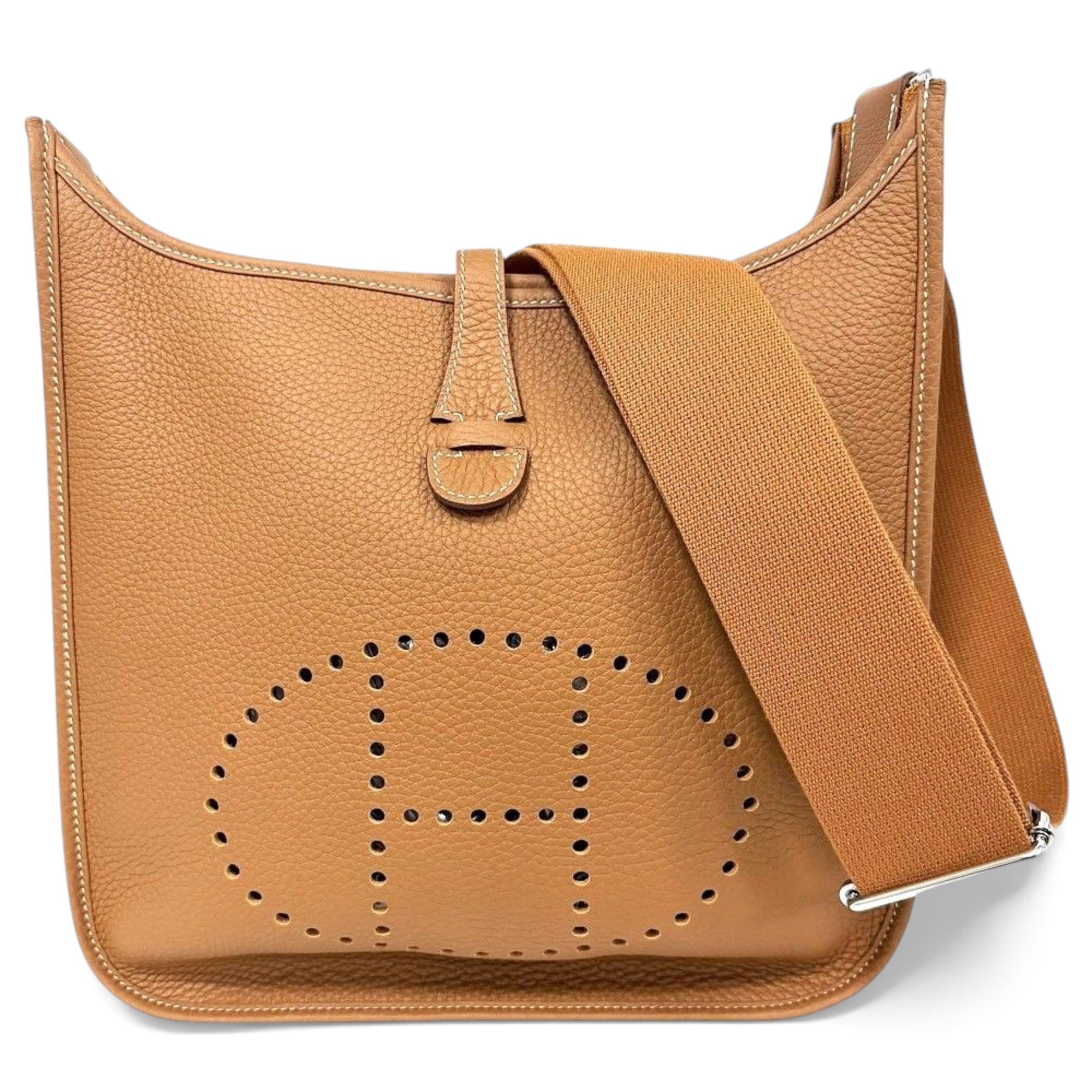Evelyne leather handbag