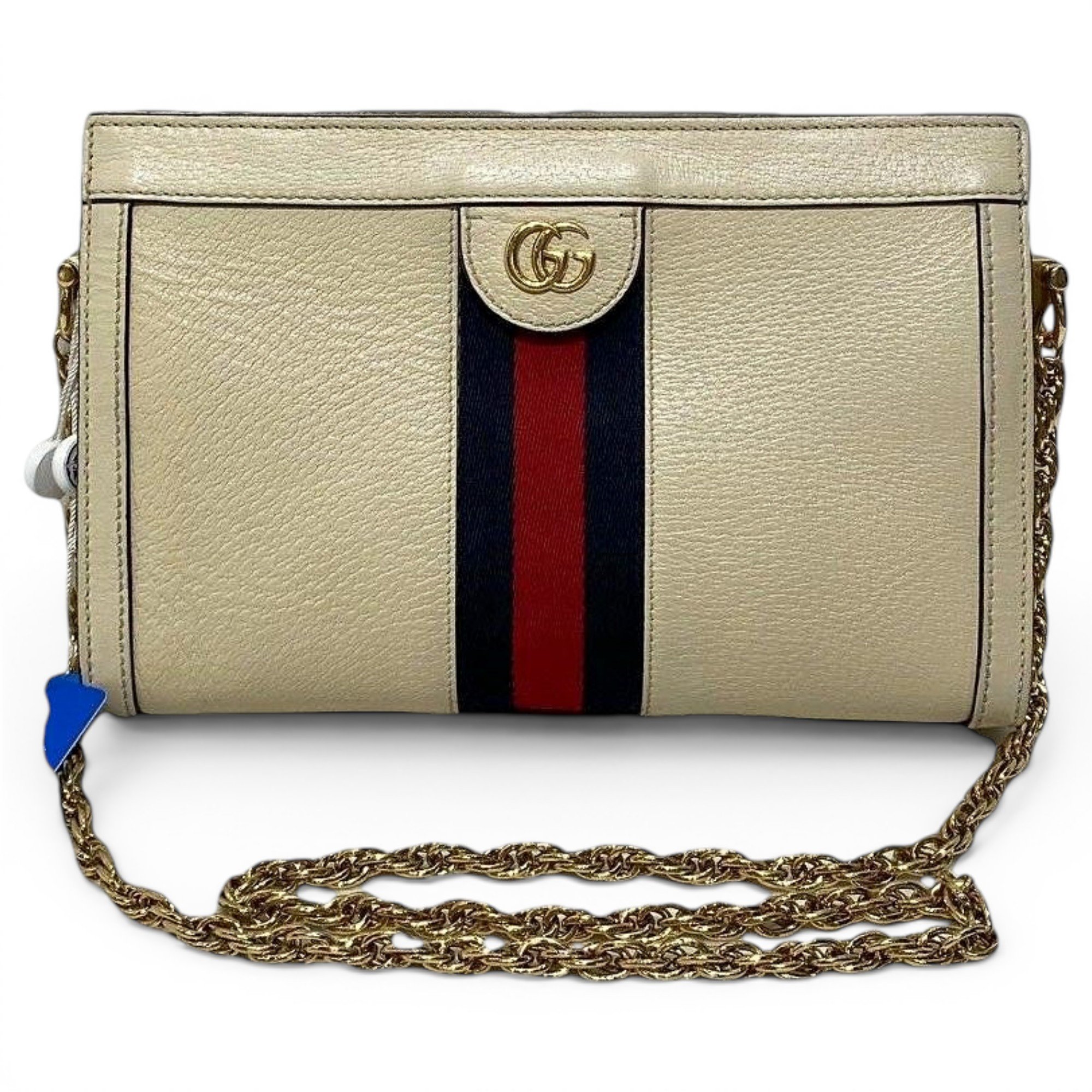 Ophidia Chain leather handbag