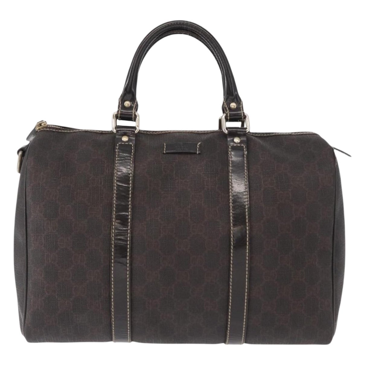 Leather bowling bag