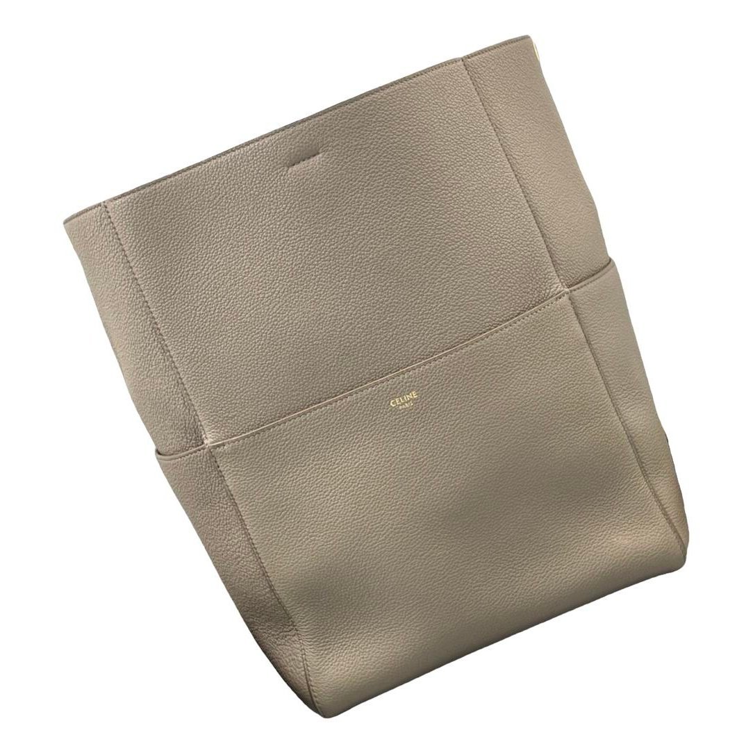 Seau Sangle leather handbag