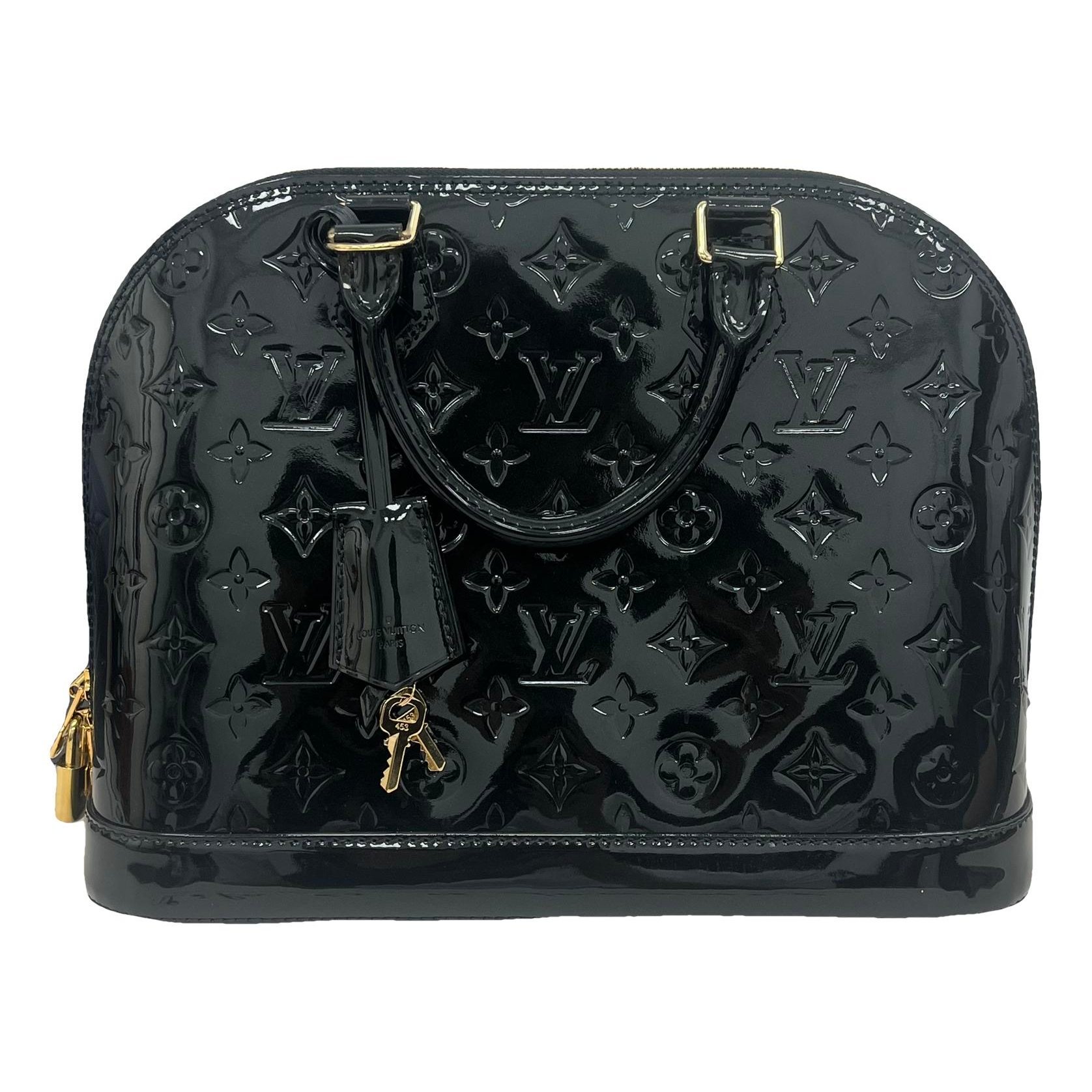 Alma patent leather handbag