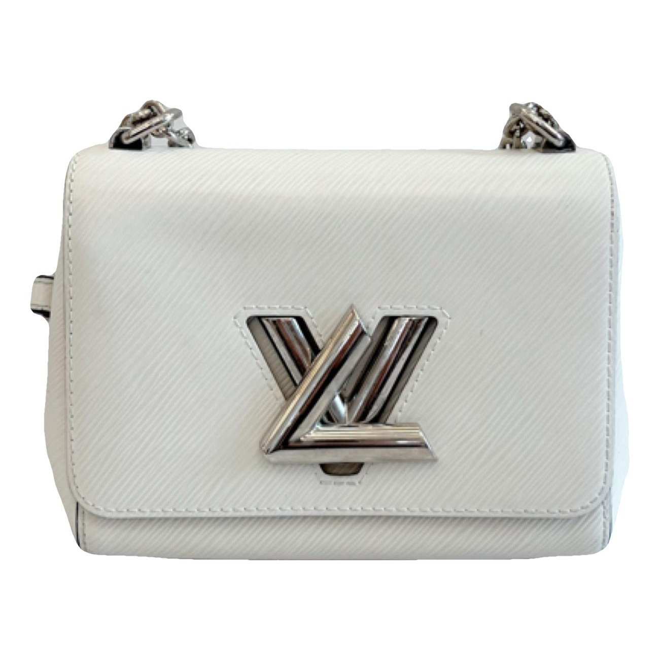 Twist leather handbag