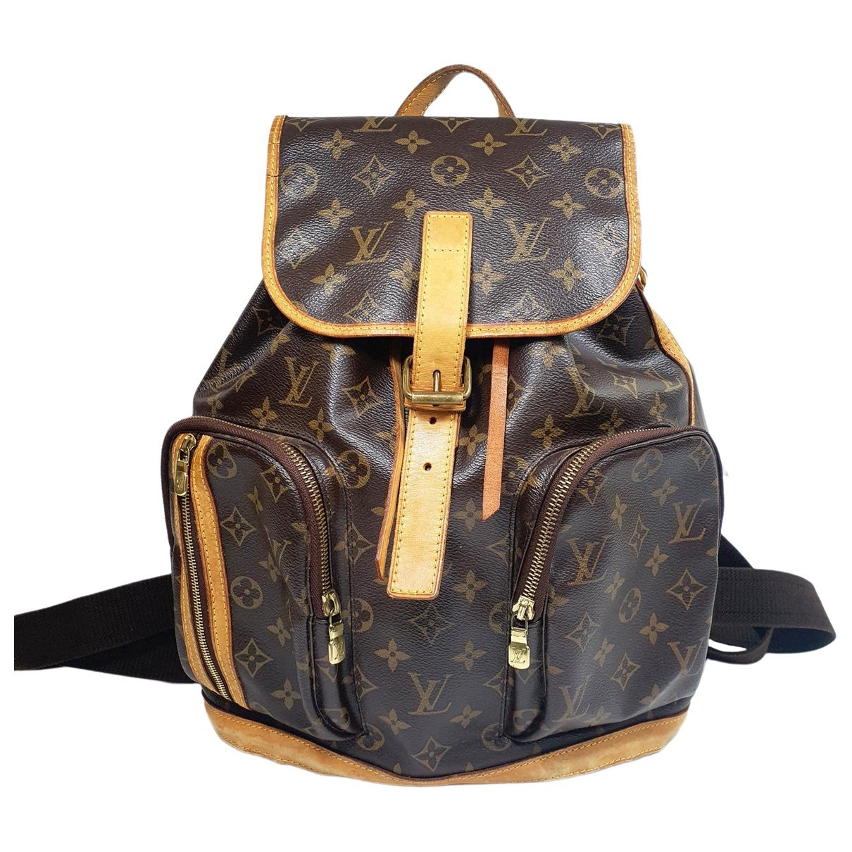 Leather backpack