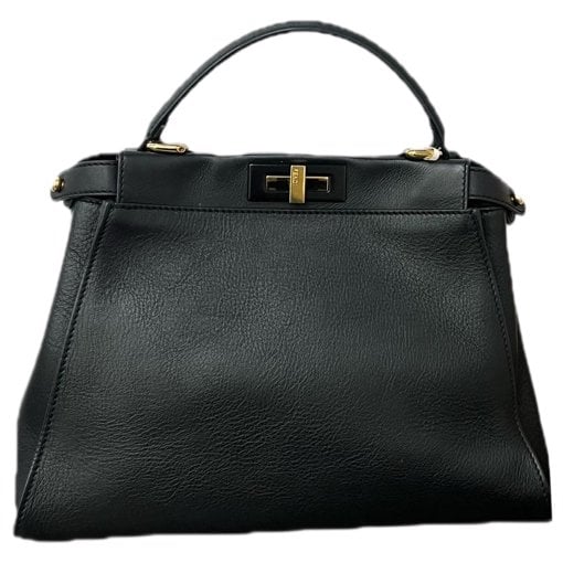 Peekaboo leather handbag