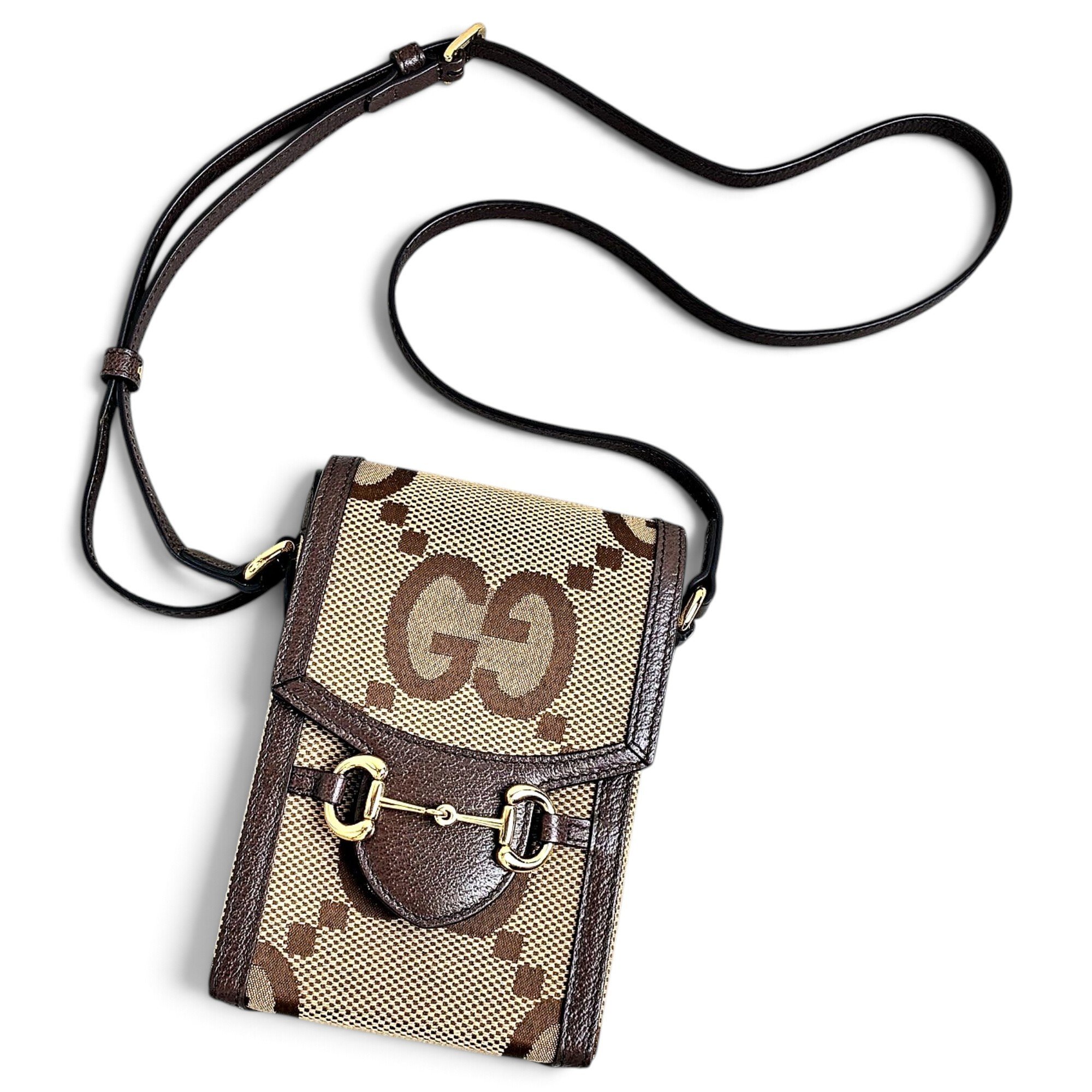 Horsebit 1955 Vertical cloth handbag