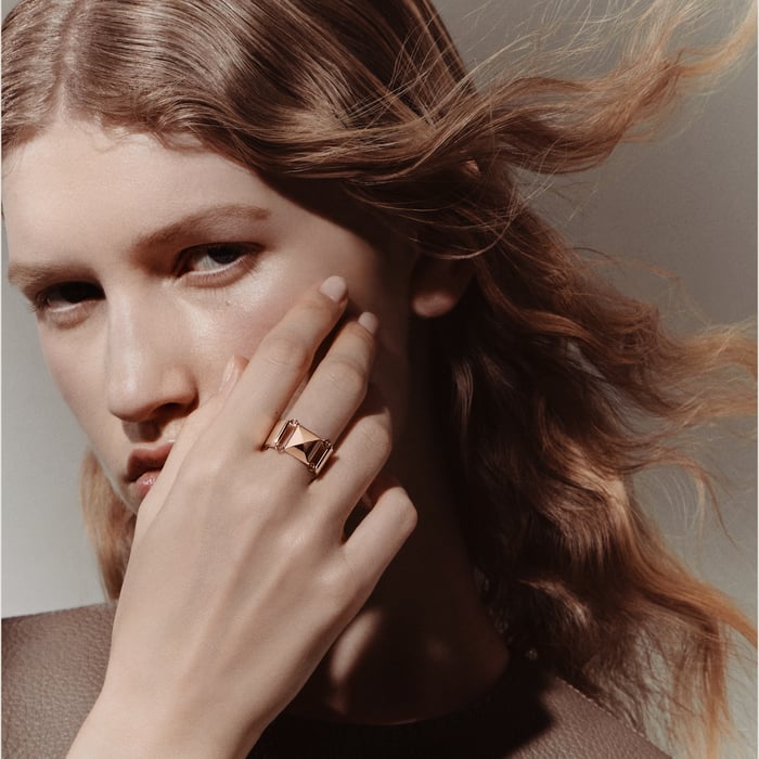 Sans Coloris Hermès Clou d'H Ring