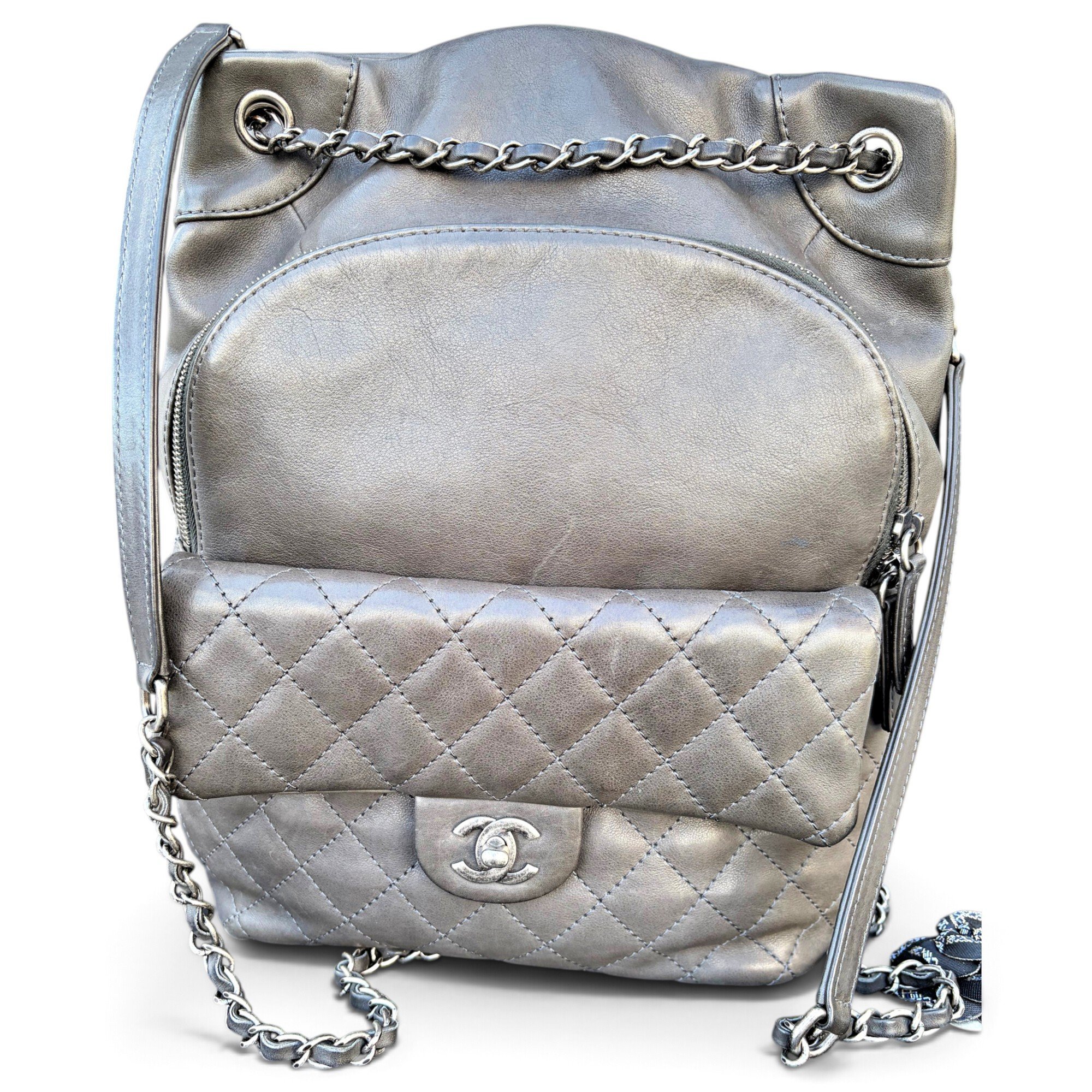 Timeless/Classique Chain leather backpack