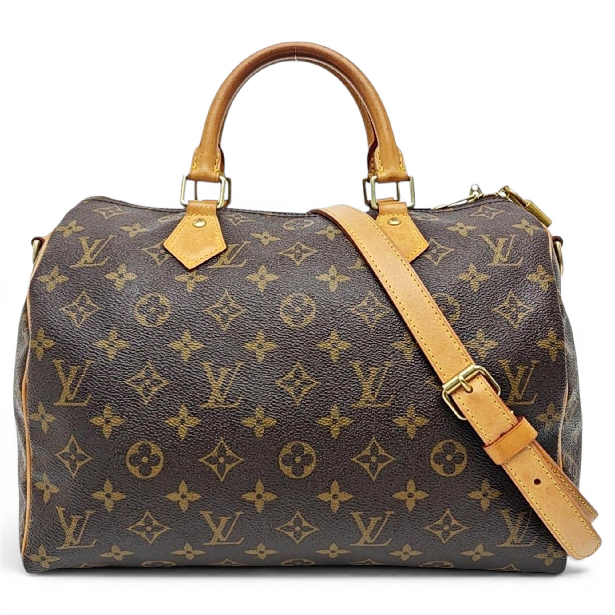 Nano Speedy / Mini HL leather handbag