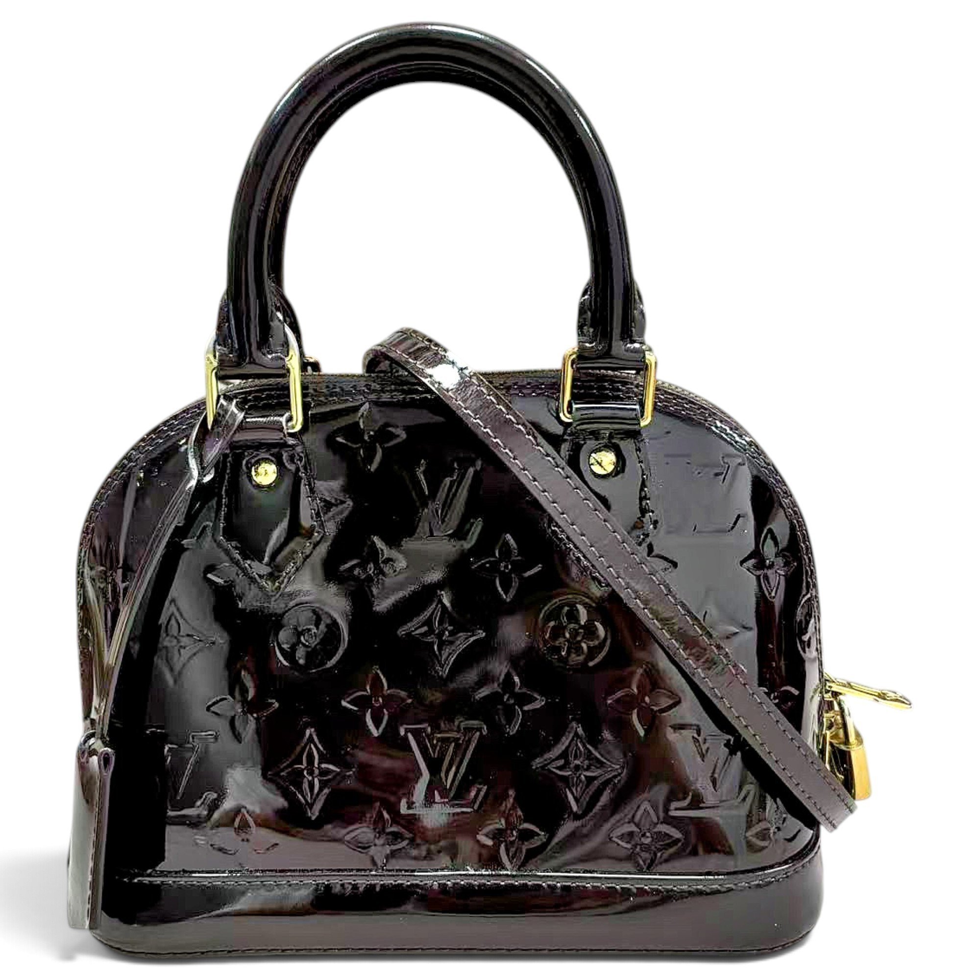 Alma BB patent leather handbag