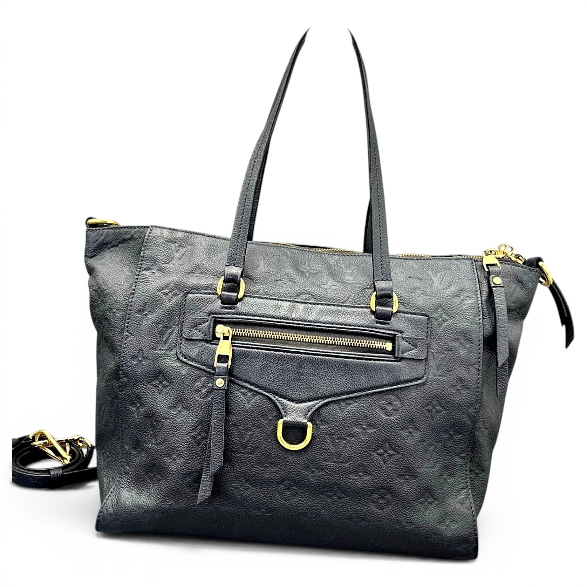 Lumineuse leather handbag