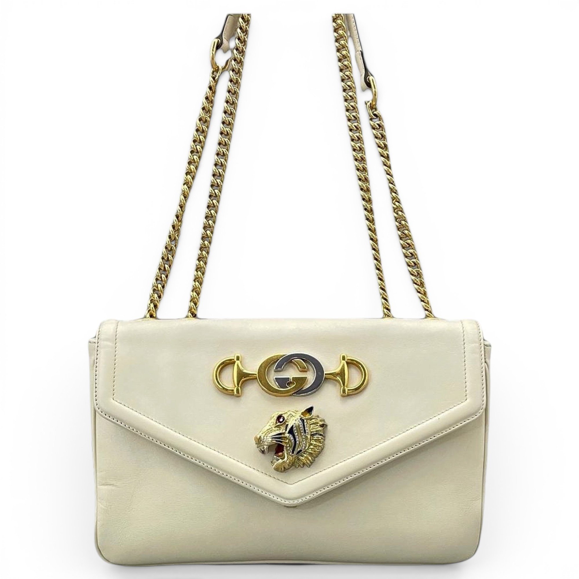 Rajah leather handbag