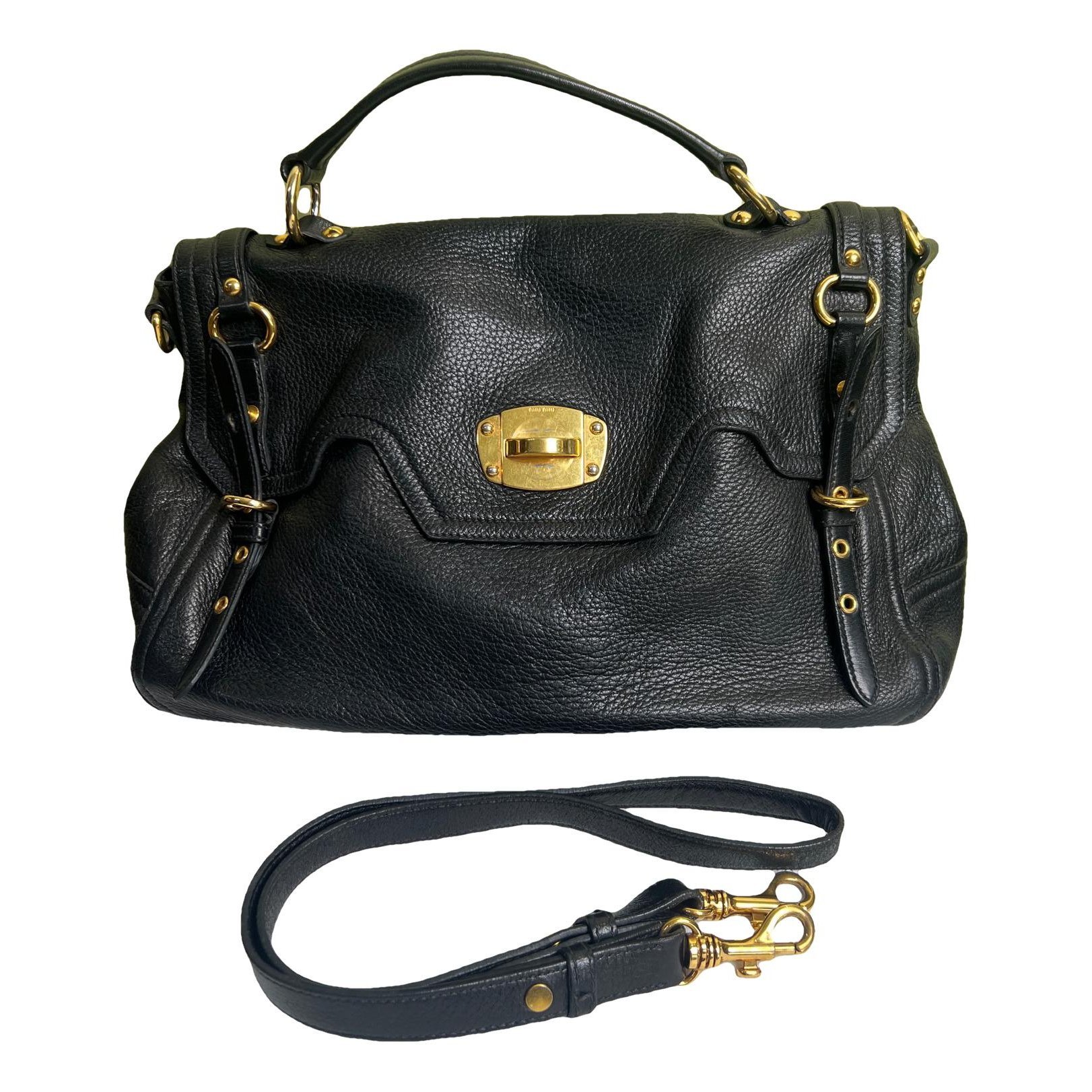 Vitello leather handbag