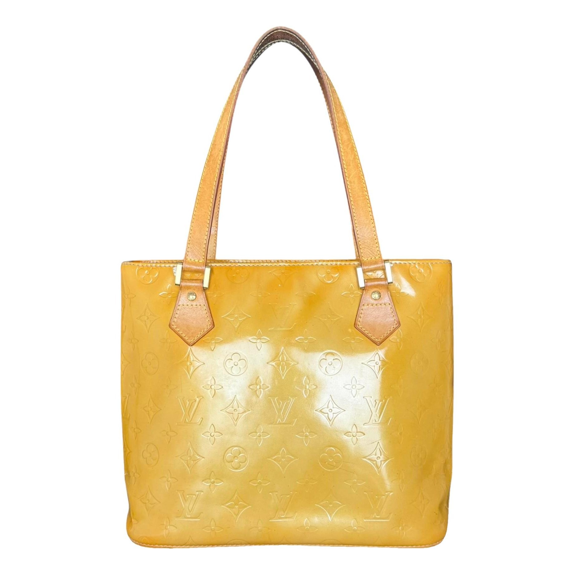 Houston patent leather handbag