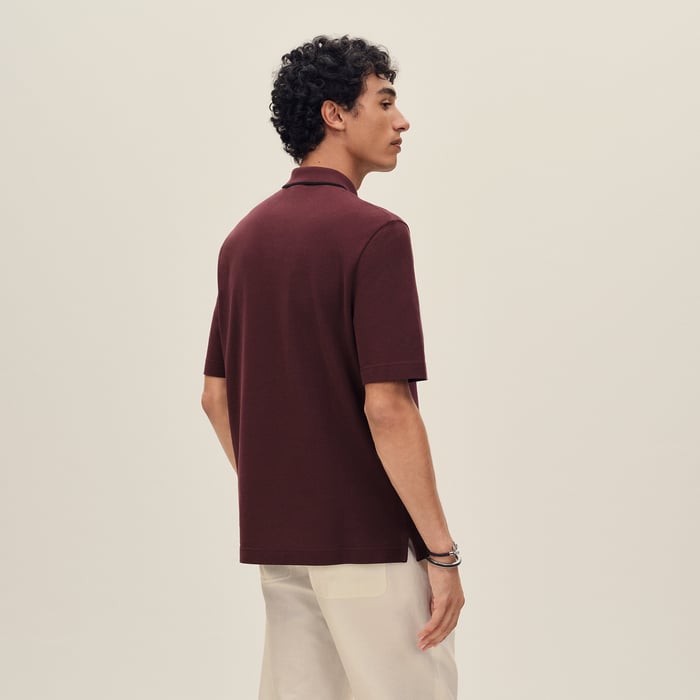 Bourgogne "Piqures Sellier" Polo Shirt