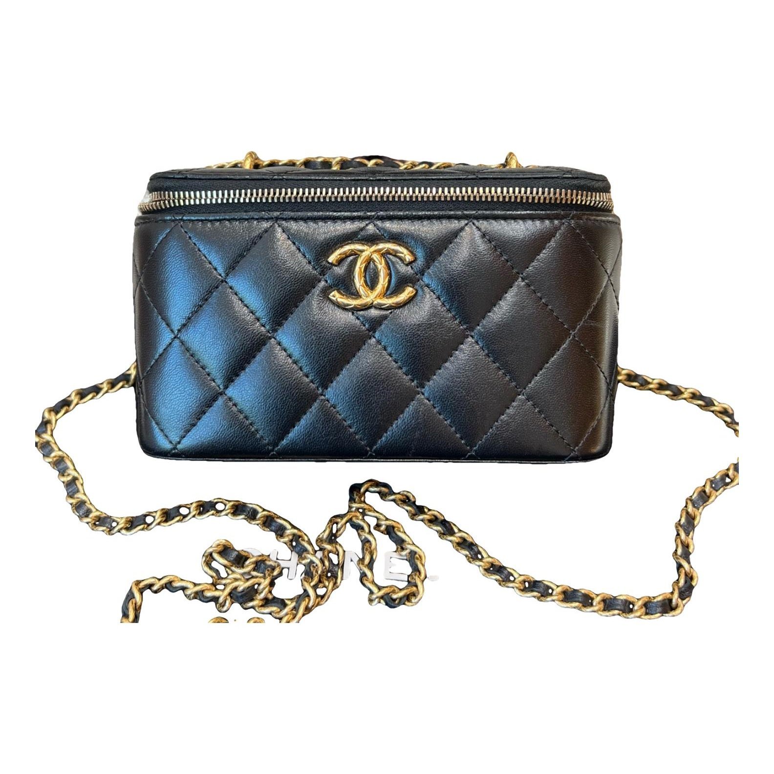Trendy CC Vanity leather handbag