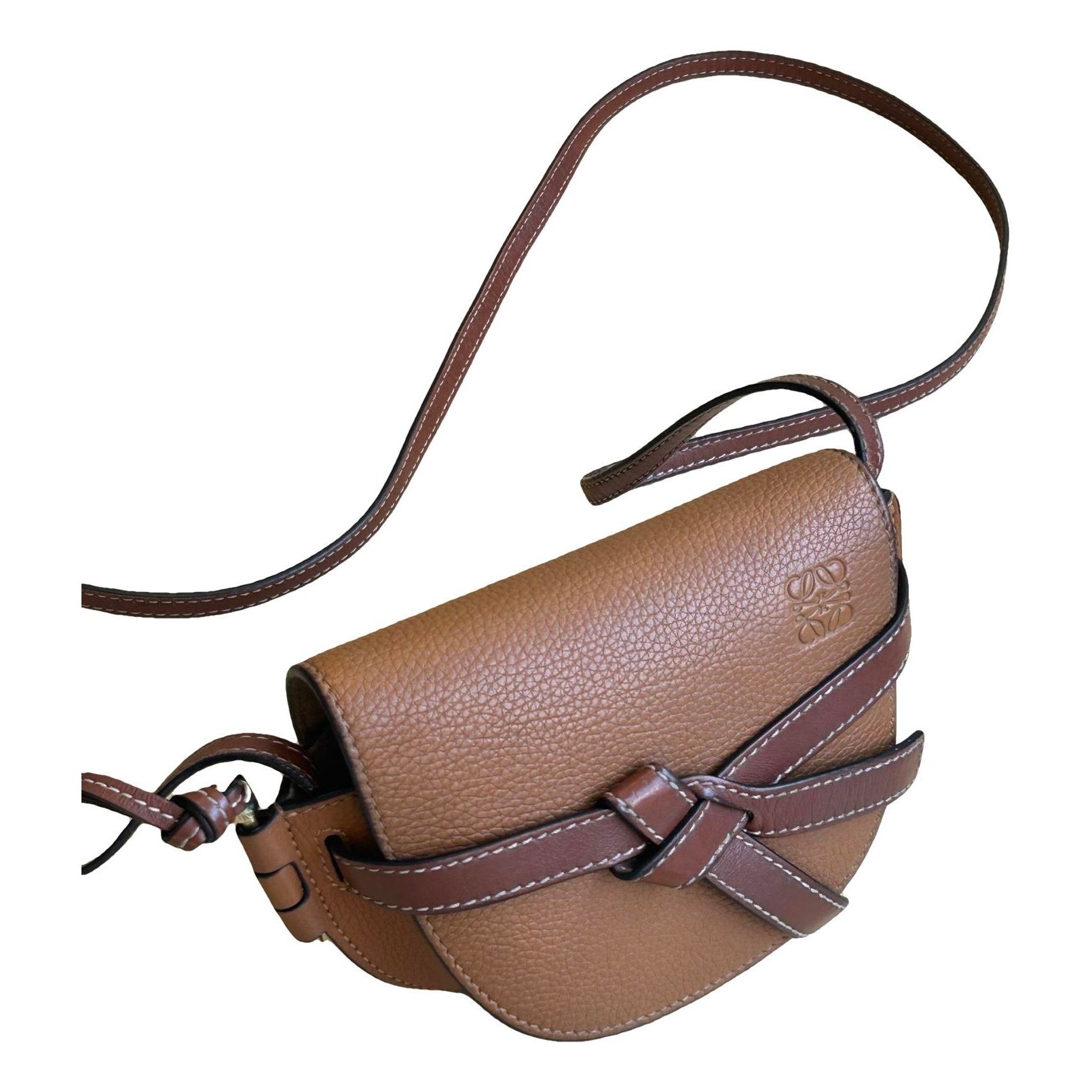 Gate leather handbag