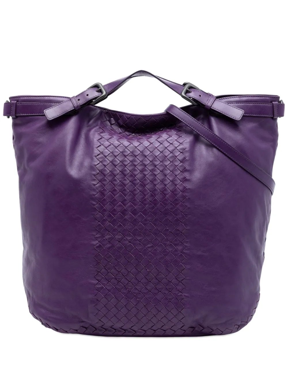 2012-2026 Intrecciato Trimmed Nappa satchel