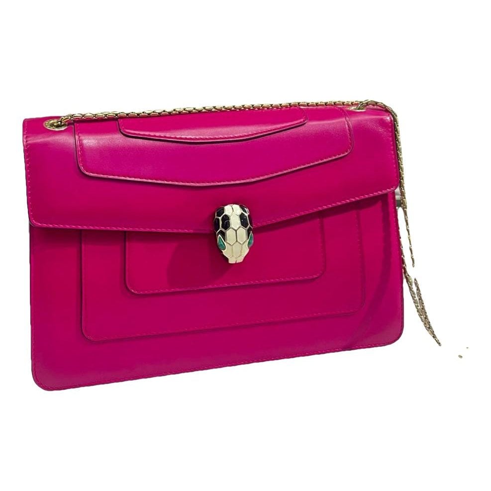 Serpenti leather handbag
