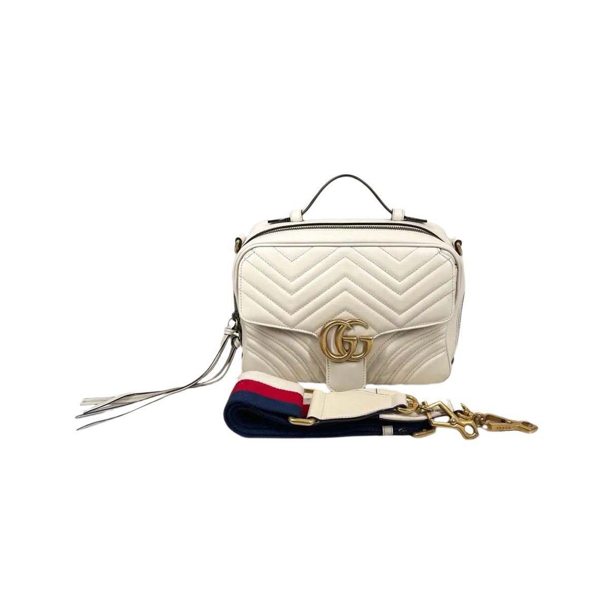 GG Marmont Flap leather handbag