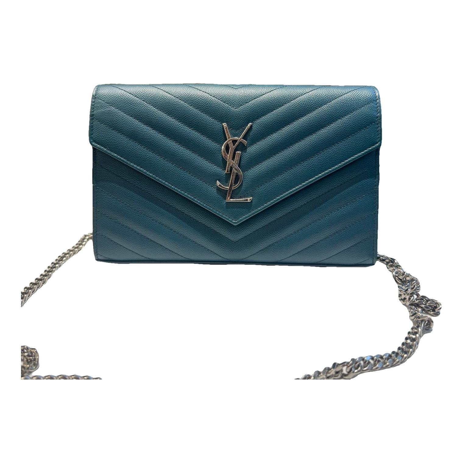 Portefeuille enveloppe leather handbag