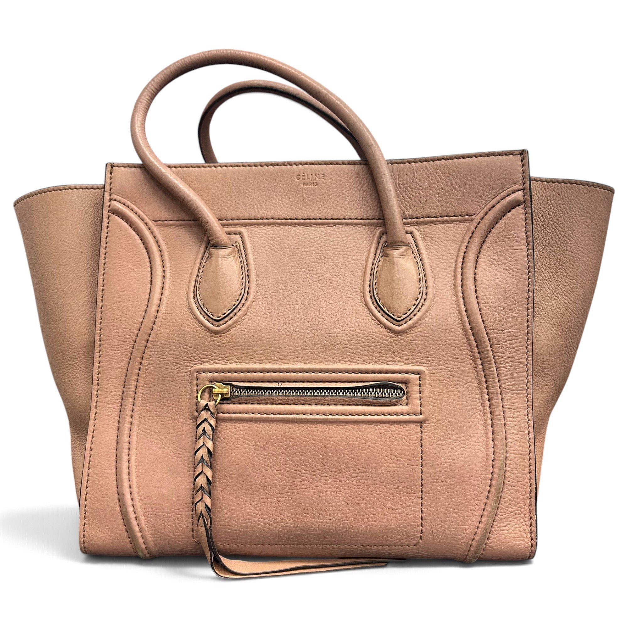 Luggage leather handbag