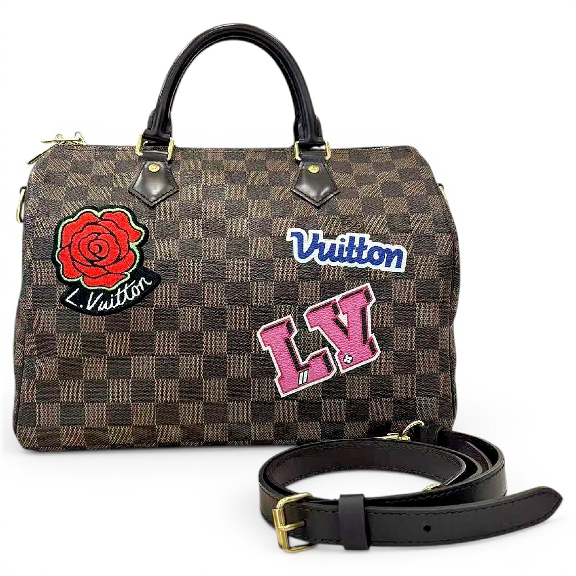 Speedy leather handbag