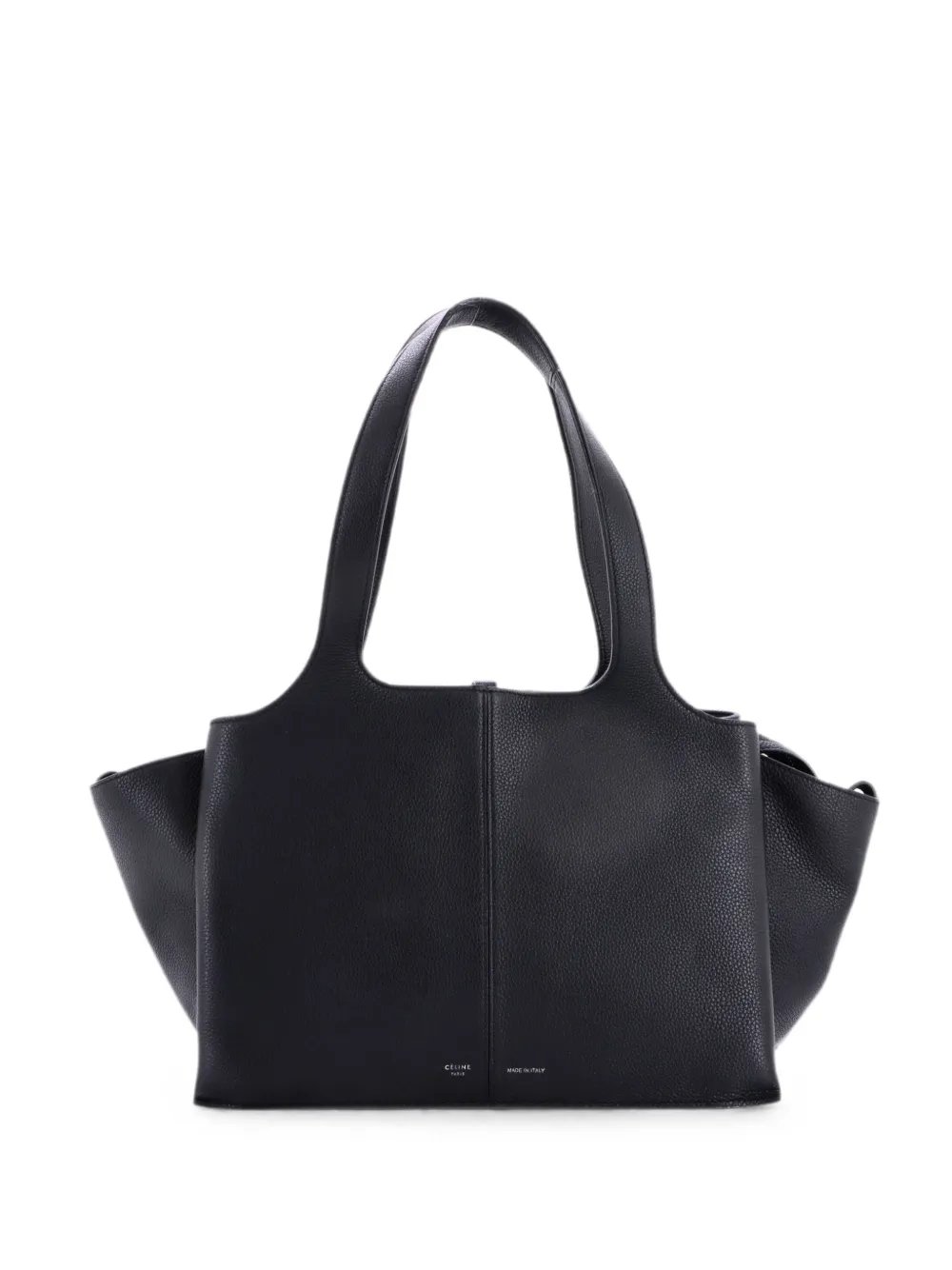 Tri-Fold Grained Calfskin Small shoulder bag