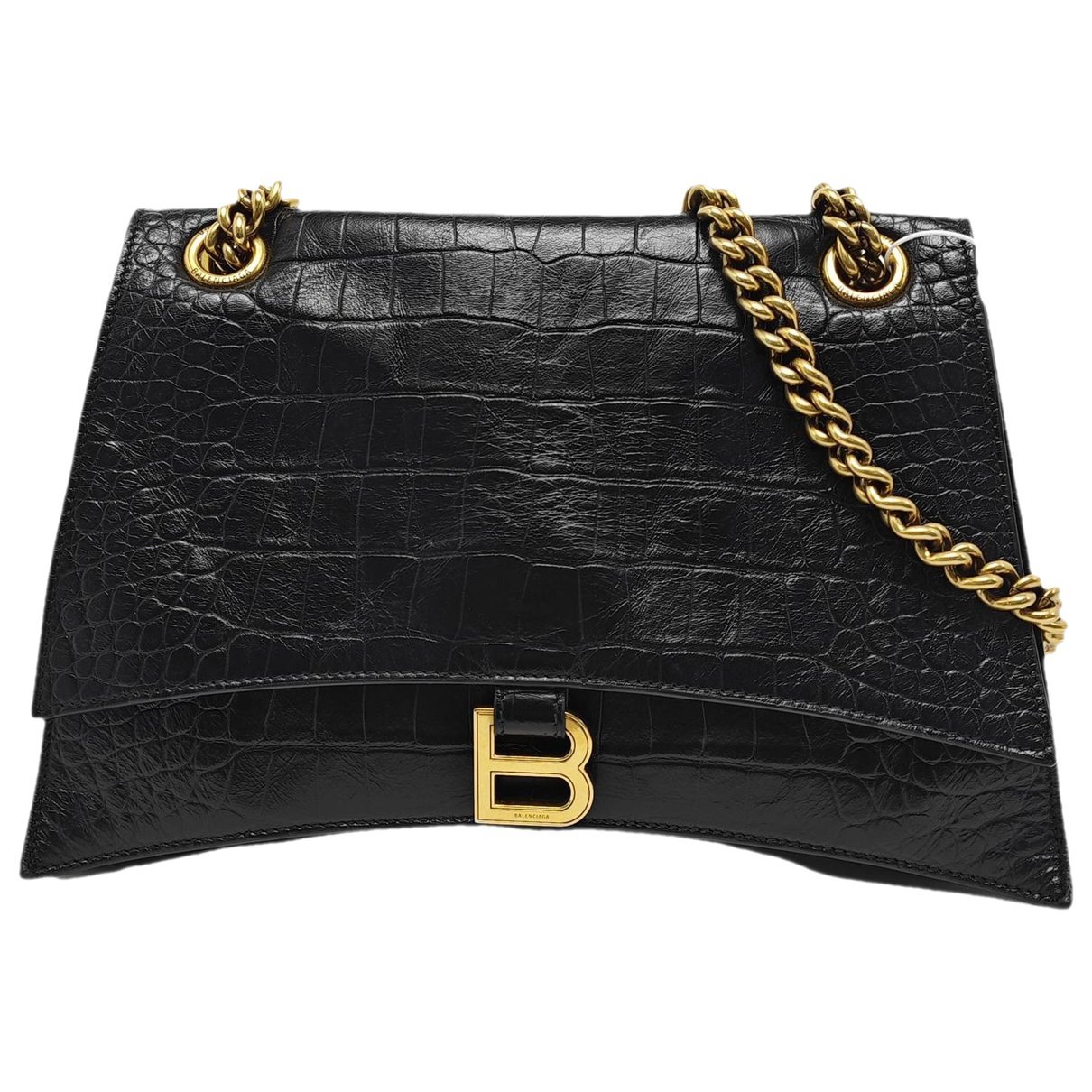 Crush leather crossbody bag
