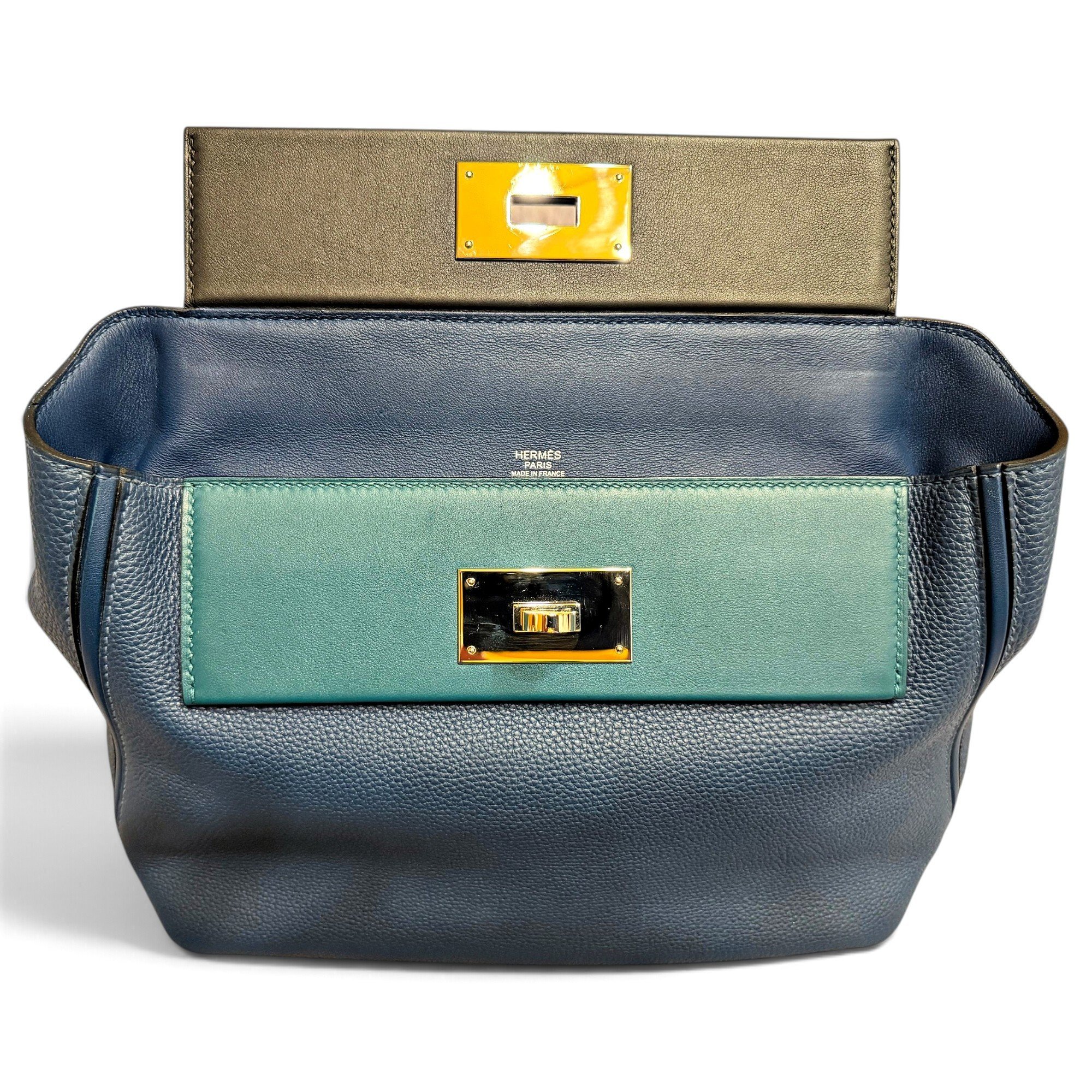 24/24 leather crossbody bag
